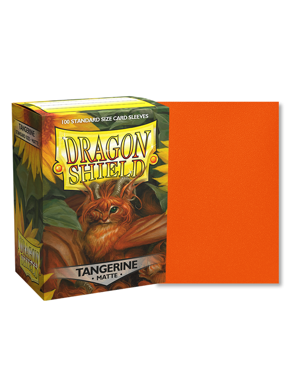 Dragon Shield - 100ct Standard Size - Tangerine Matte available at 401 Games Canada