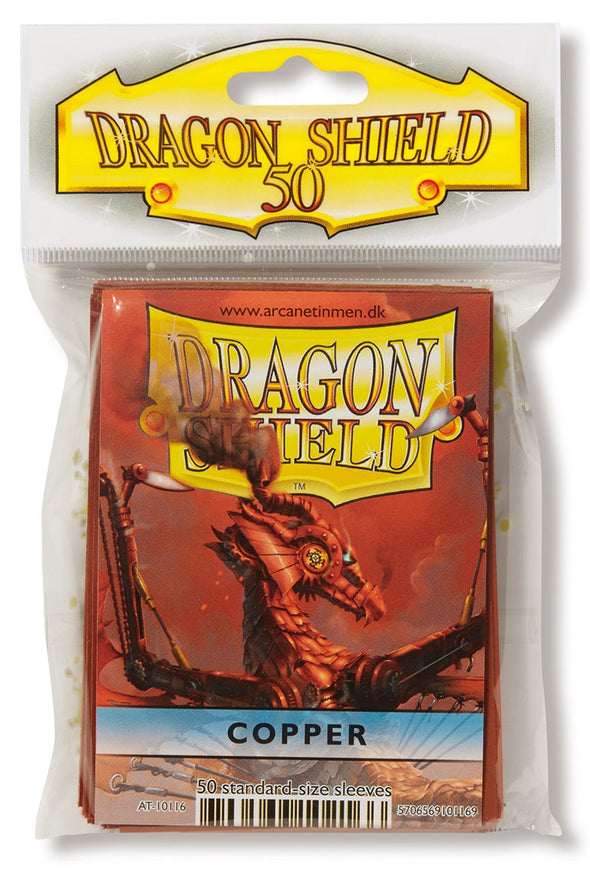 Dragon Shield - 50ct Standard Size - Copper available at 401 Games Canada