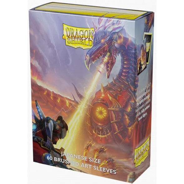 Dragon Shield - 60ct Japanese Size - Art - Bolt Reaper available at 401 Games Canada