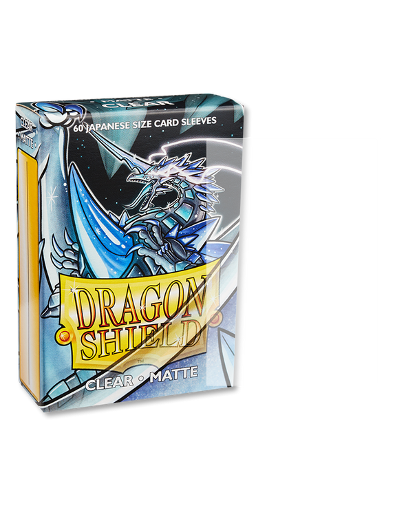Dragon Shield - 60ct Japanese Size - Clear Matte available at 401 Games Canada