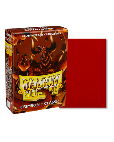 Dragon Shield - 60ct Japanese Size - Crimson available at 401 Games Canada