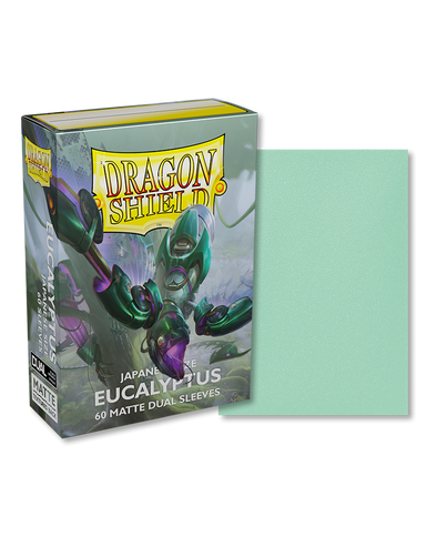 Dragon Shield - 60ct Japanese Size - Dual - Eucalyptus Matte available at 401 Games Canada