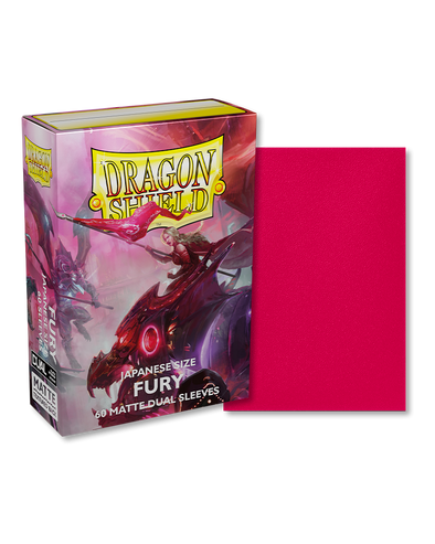 Dragon Shield - 60ct Japanese Size - Dual - Fury Matte available at 401 Games Canada