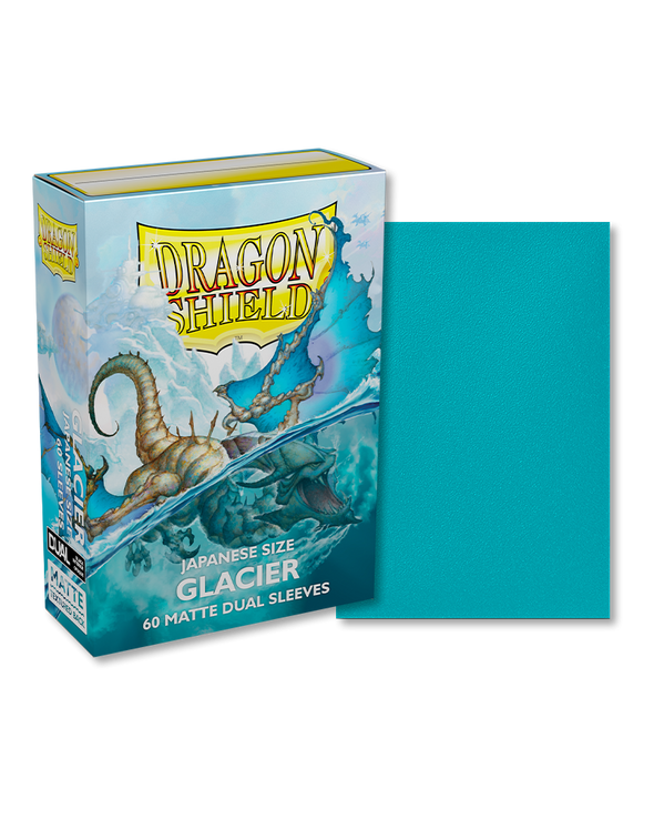 Dragon Shield - 60ct Japanese Size - Dual - Glacier Matte available at 401 Games Canada