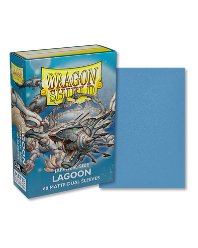 Dragon Shield - 60ct Japanese Size - Dual - Lagoon Matte available at 401 Games Canada