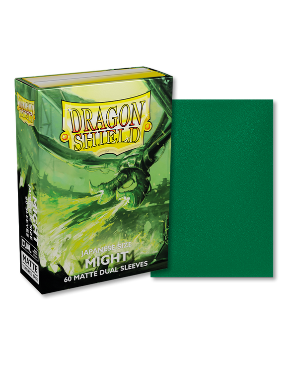 Dragon Shield - 60ct Japanese Size - Dual - Might Matte available at 401 Games Canada