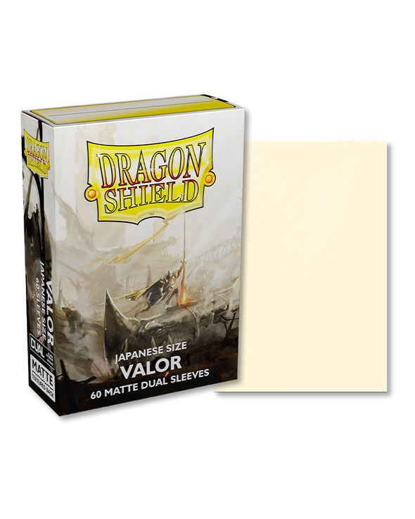 Dragon Shield - 60ct Japanese Size - Dual - Valor Matte available at 401 Games Canada