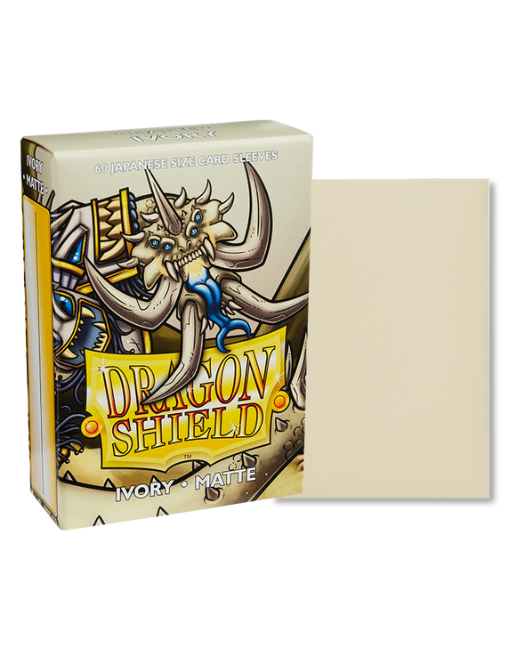 Dragon Shield - 60ct Japanese Size - Ivory Matte available at 401 Games Canada