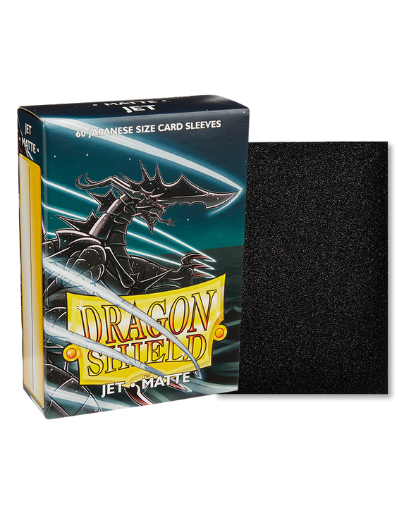 Dragon Shield - 60ct Japanese Size - Jet Matte available at 401 Games Canada