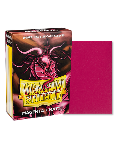 Dragon Shield - 60ct Japanese Size - Magenta Matte available at 401 Games Canada