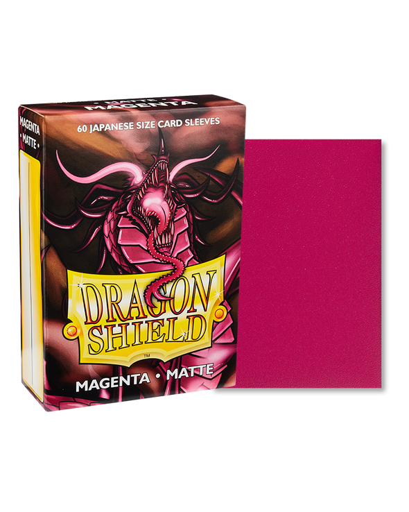 Dragon Shield - 60ct Japanese Size - Magenta Matte available at 401 Games Canada