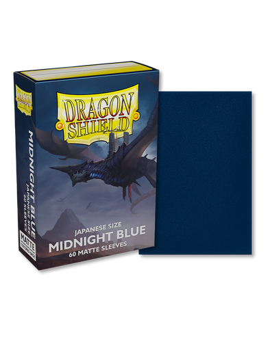 Dragon Shield - 60ct Japanese Size - Midnight Blue Matte available at 401 Games Canada