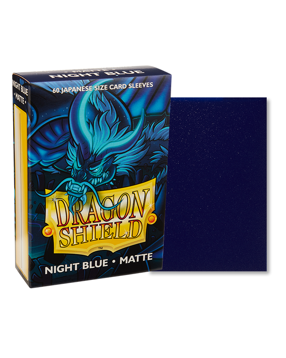 Dragon Shield - 60ct Japanese Size - Night Blue Matte available at 401 Games Canada