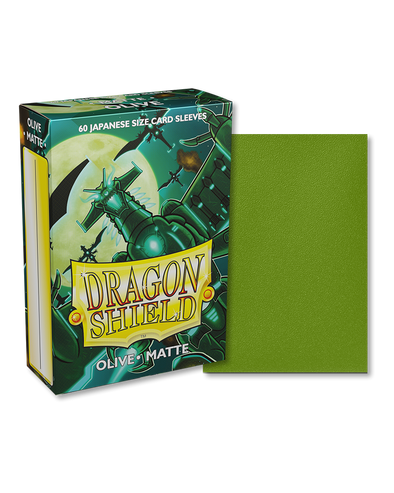 Dragon Shield - 60ct Japanese Size - Olive Matte available at 401 Games Canada