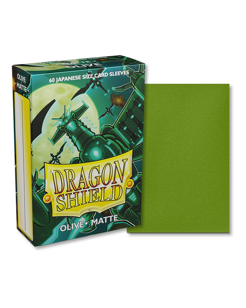 401 Games Canada - Dragon Shield - 60ct Japanese Size - Olive Matte