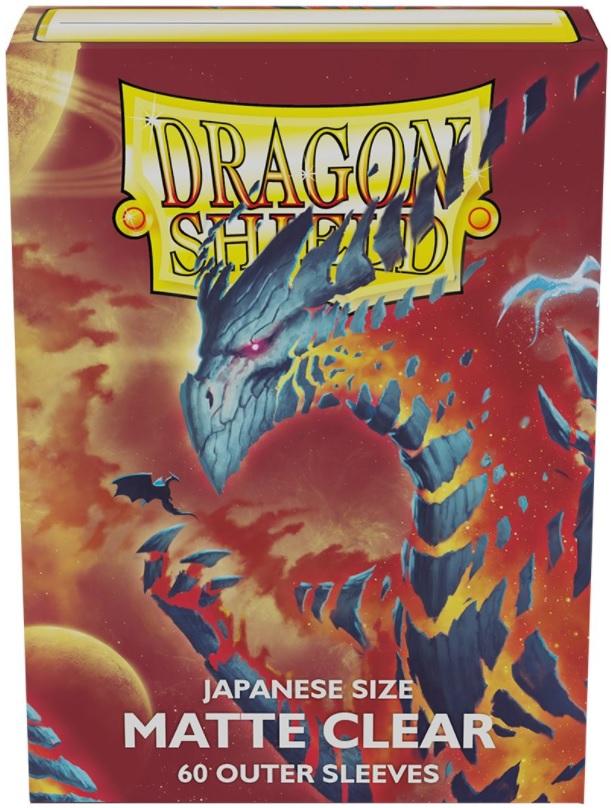 401 Games Canada - Dragon Shield - 60ct Japanese Size - Outer Sleeves -  Clear Matte