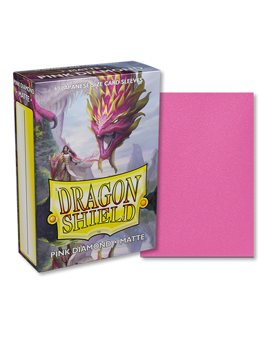 Dragon Shield - 60ct Japanese Size - Pink Diamond Matte available at 401 Games Canada