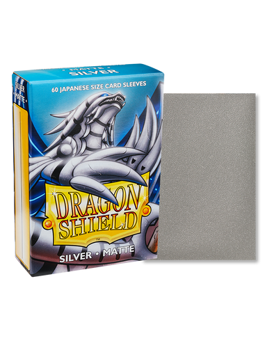 Dragon Shield - 60ct Japanese Size - Silver Matte available at 401 Games Canada