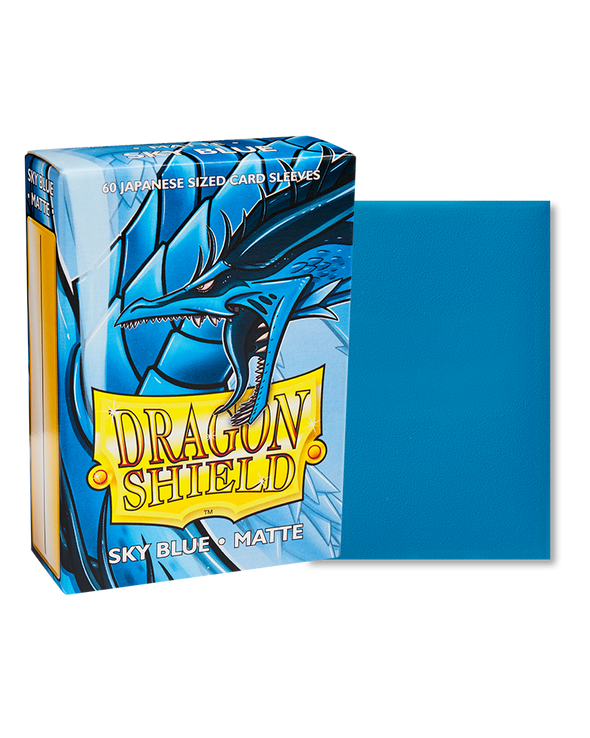 Dragon Shield - 60ct Japanese Size - Sky Blue Matte available at 401 Games Canada