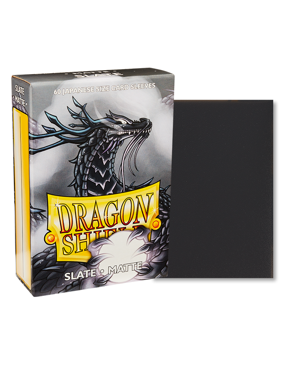 Dragon Shield - 60ct Japanese Size - Slate Matte available at 401 Games Canada