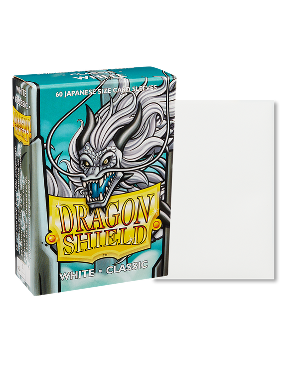 Dragon Shield - 60ct Japanese Size - White available at 401 Games Canada