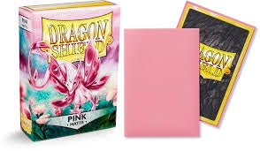 Dragon Shield - 60ct Standard Size - Pink Matte is available at 401 Games Canada, Canada's Source for Sleeves & Supplies!