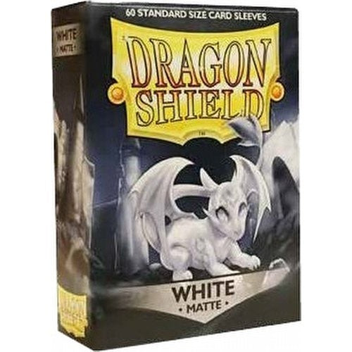 Dragon Shield - 60ct Standard Size - White Matte available at 401 Games Canada