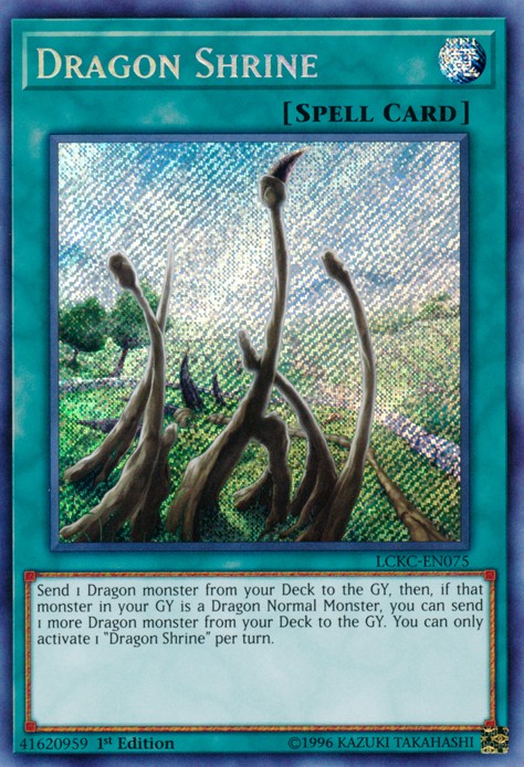 Dragon Shrine - LCKC-EN075 - Secret Rare - 1st Edition available at 401 Games Canada