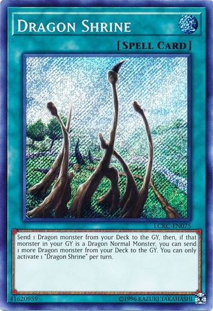 Dragon Shrine - LCKC-EN075 - Secret Rare - Unlimited available at 401 Games Canada