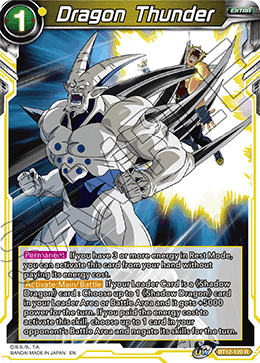 Dragon Thunder - BT12-120 - Rare available at 401 Games Canada