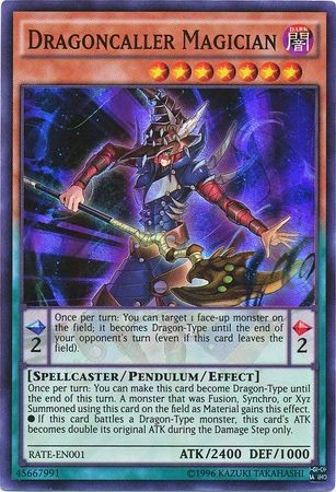 Dragoncaller Magician - RATE-EN001 - Super Rare - Unlimited available at 401 Games Canada