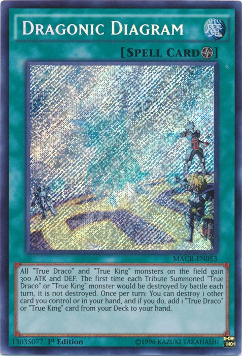 Dragonic Diagram - MACR-EN053 - Secret Rare - 1st Edition available at 401 Games Canada