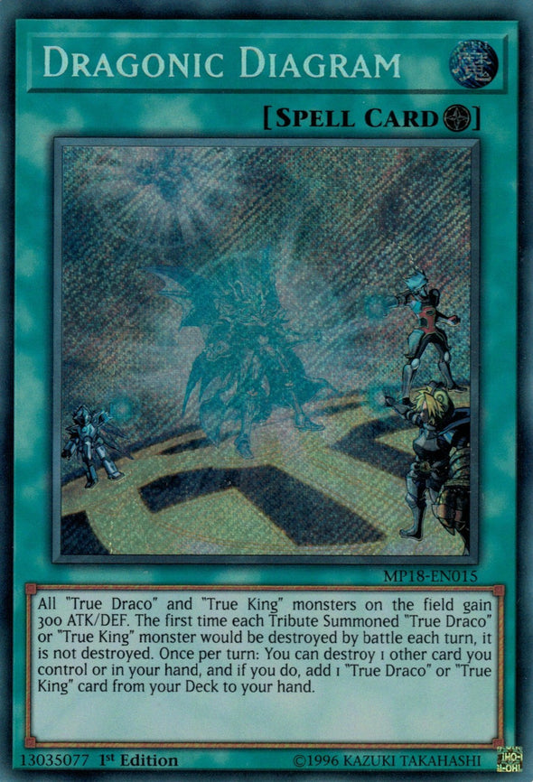 Dragonic Diagram - MP18-EN015 - Secret Rare - 1st Edition available at 401 Games Canada