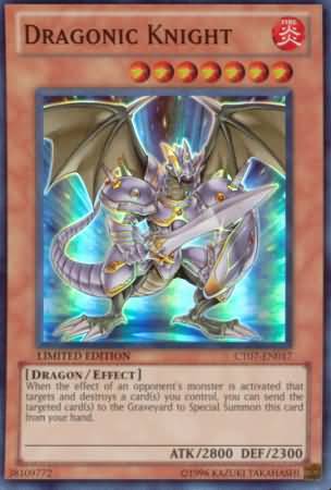 Dragonic Knight - CT07-EN017 - Super Rare - Limited Edition available at 401 Games Canada