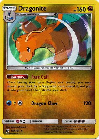 Dragonite - 119/181 - Holo Rare available at 401 Games Canada