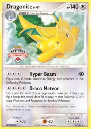 Dragonite - 2/146 - Promo (National Championships 2008-09) available at 401 Games Canada