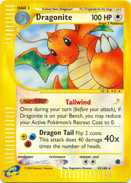 Dragonite - 43/165 - Rare - Reverse Holo available at 401 Games Canada