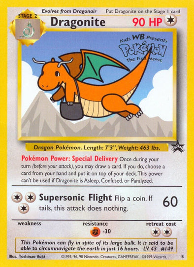 Dragonite - 5 - Promo (WB) available at 401 Games Canada