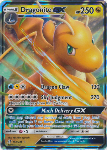 Dragonite GX - 152/236 - Ultra Rare available at 401 Games Canada