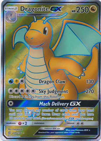 Dragonite GX - 229/236 - Full Art Ultra Rare available at 401 Games Canada