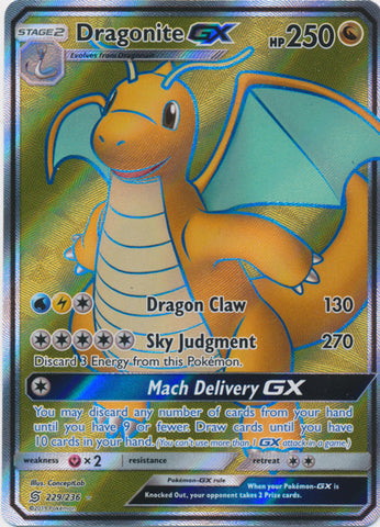 Dragonite GX - 229/236 - Full Art Ultra Rare available at 401 Games Canada