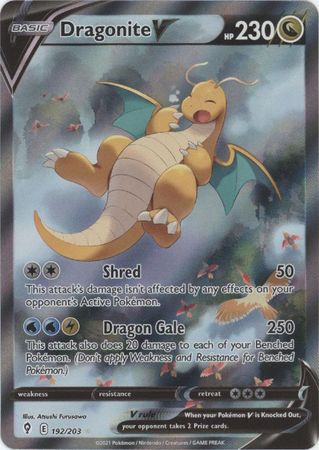 401 Games Canada - Dragonite V - 192/203 - Alternate Art Ultra Rare 401 Games Canada - Dragonite V - 192/203 - Alternate Art Ultra Rare