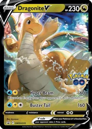 Dragonite V - SWSH235 - Promo available at 401 Games Canada