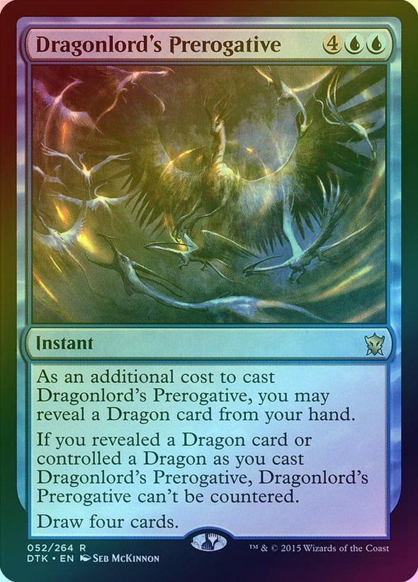 Dragonlord's Prerogative (Foil) (DTK)