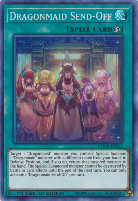 Dragonmaid Send-Off - CHIM-ENSE3 - Super Rare - Limited Edition available at 401 Games Canada