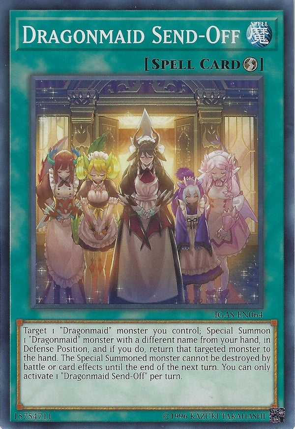 Dragonmaid Send-Off - IGAS-EN064 - Common - Unlimited available at 401 Games Canada