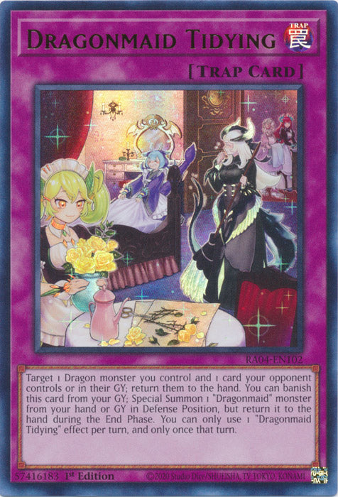 Dragonmaid Tidying (UR) - RA04-EN102 - Ultra Rare - 1st Edition