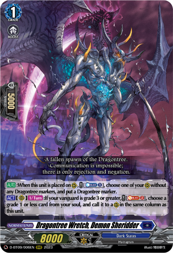 Dragontree Wretch, Demon Sheridder - D-BT09/006 - Triple Rare available at 401 Games Canada