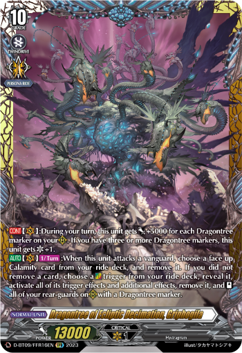 Dragontree of Ecliptic Decimation, Griphogila - D-BT09/FFR16 - Double Frame Rare available at 401 Games Canada