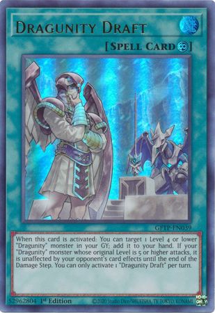 Dragunity Draft - GFTP-EN039 - Ultra Rare - 1st Edition available at 401 Games Canada